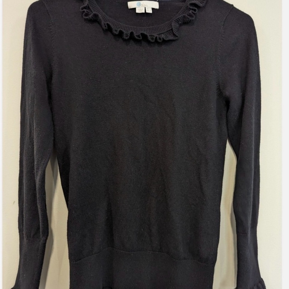 Boden Black Crew Neck Sweater - Picture 5 of 8